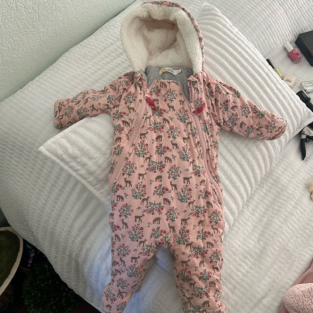 BABY BODEN Cozy Fleece Bunting